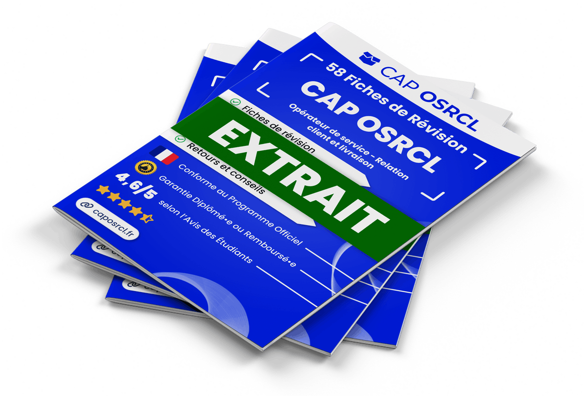 Extrait Fiches Révision gratuites CAP OSRCL